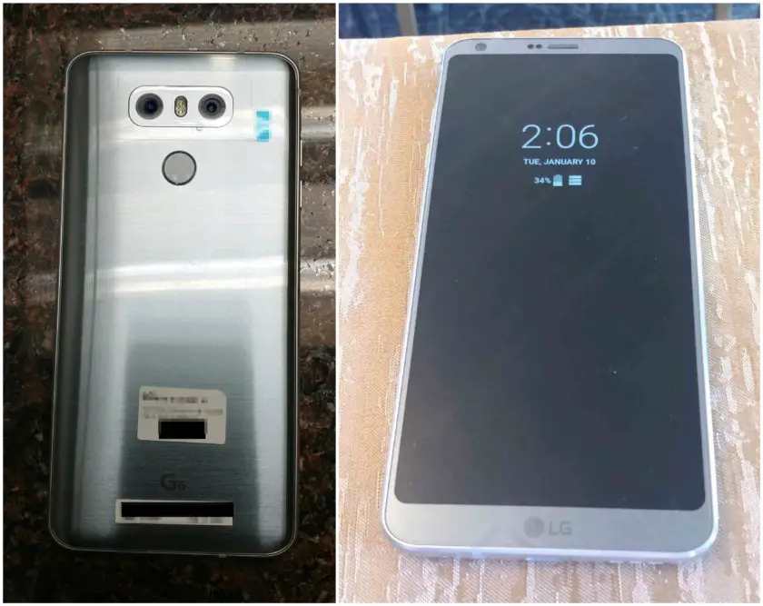 LG G6 - Silver model