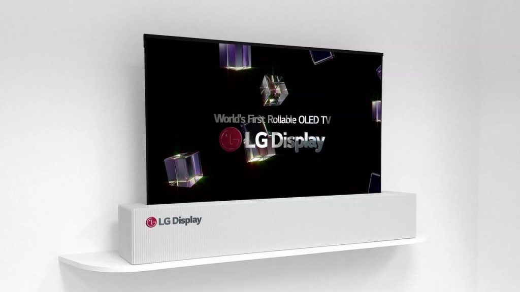 LG 65-inch 4K Rollable OLED TV
