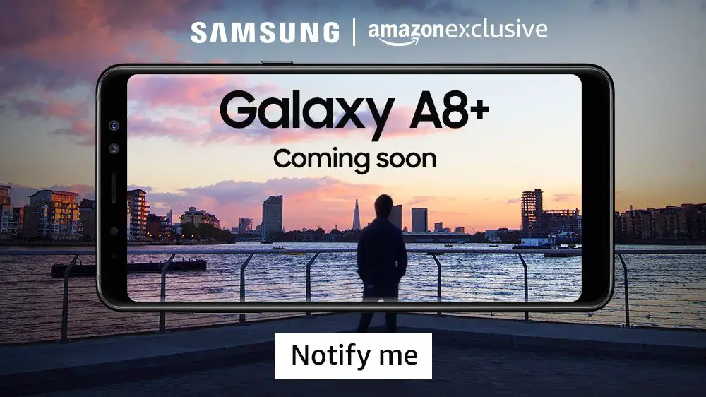 Samsung Galaxy A8+ Amazon India