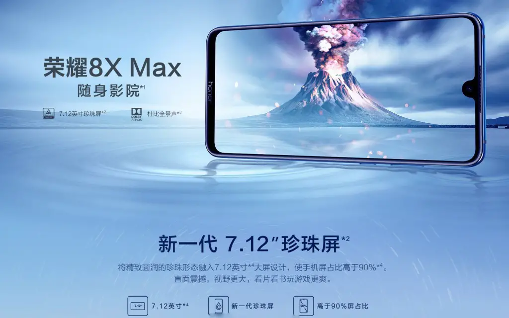 Honor 8X Max leaks online; Set to release on September 5 in China
