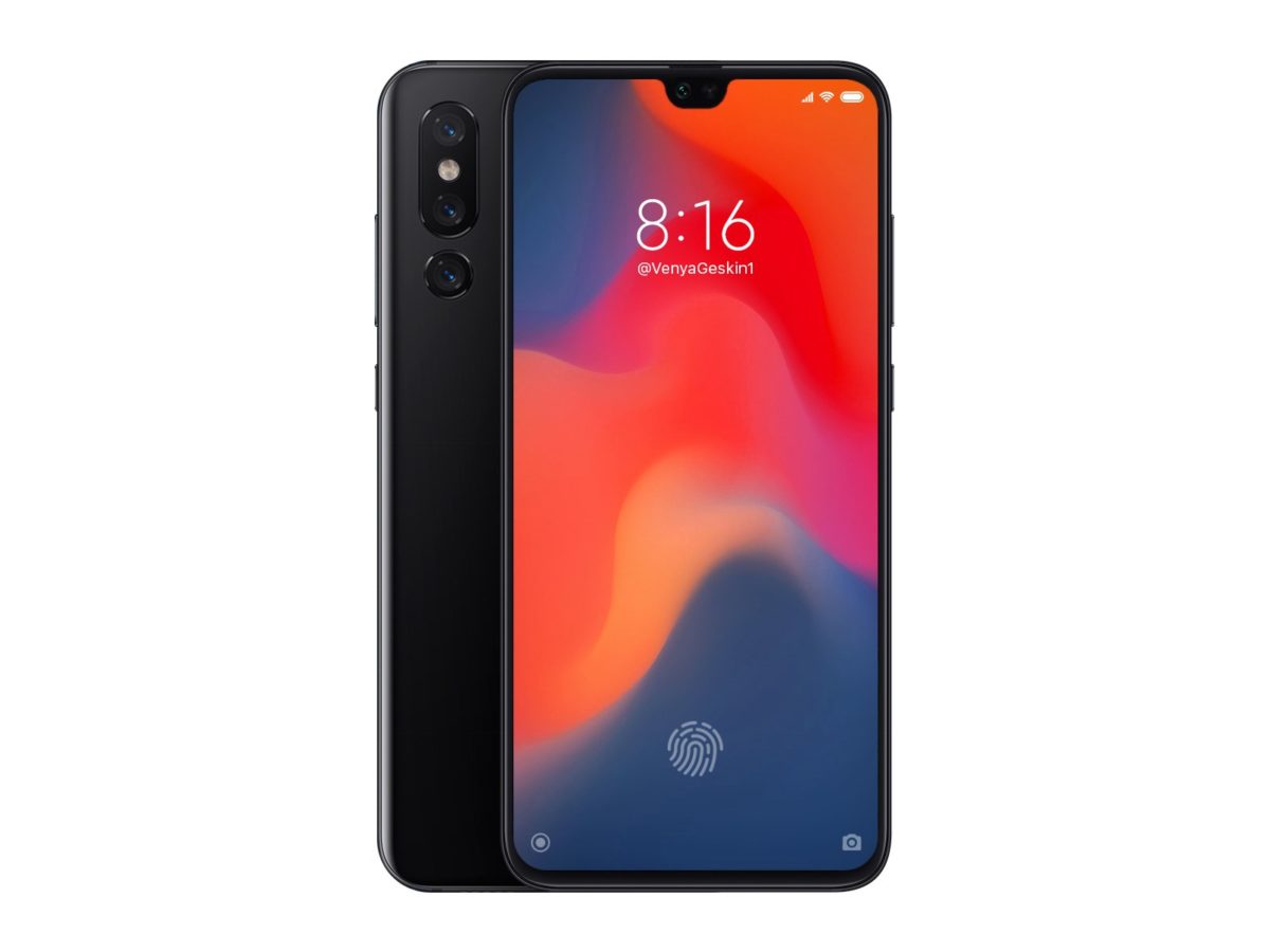 Renders of Xiaomi Mi 9 surfaces with 6.4" AMOLED, SDM855, 6GB RAM