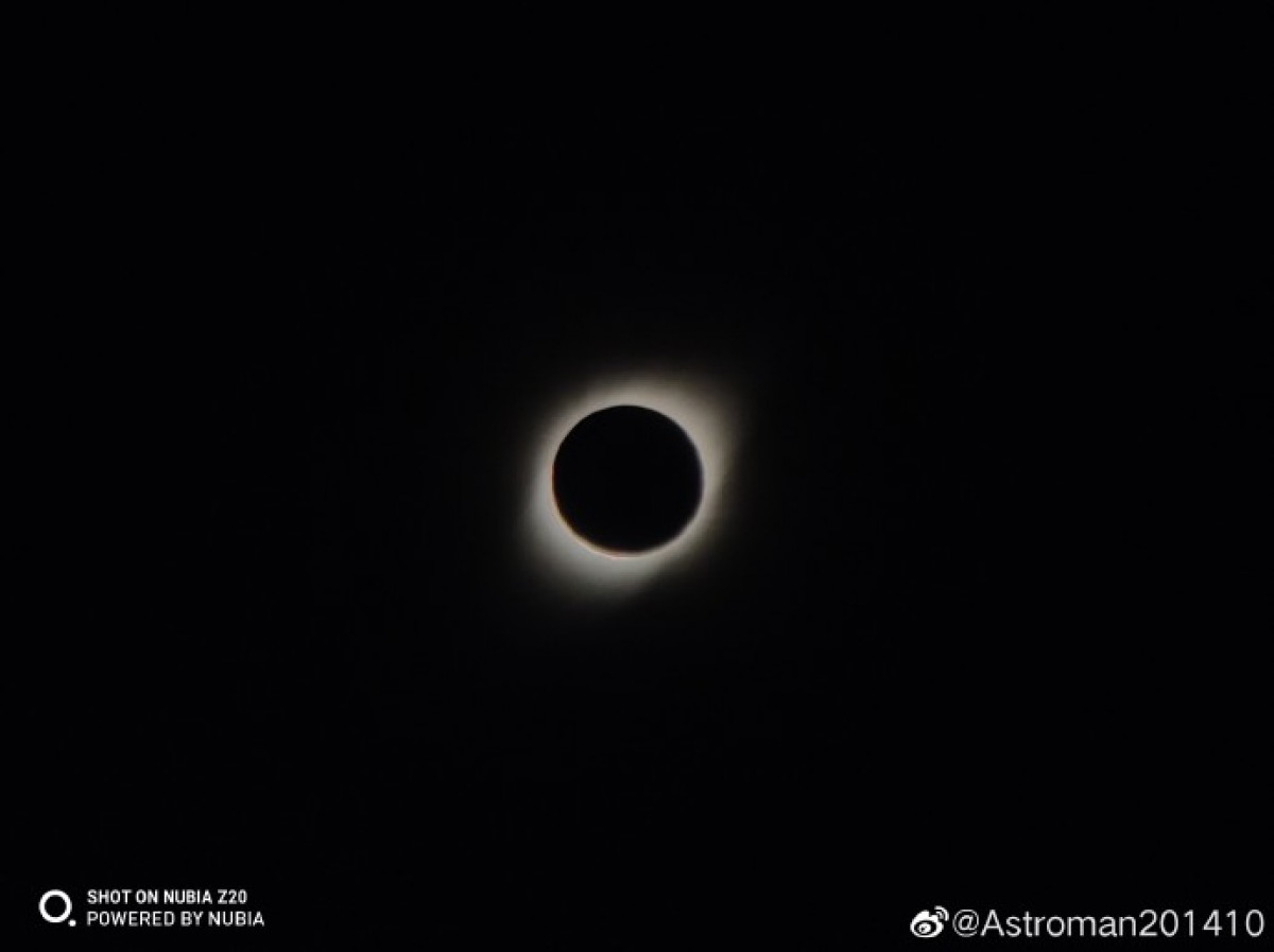 Upcoming Nubia Z20 Solar Eclipse Camera Samples Appear Online