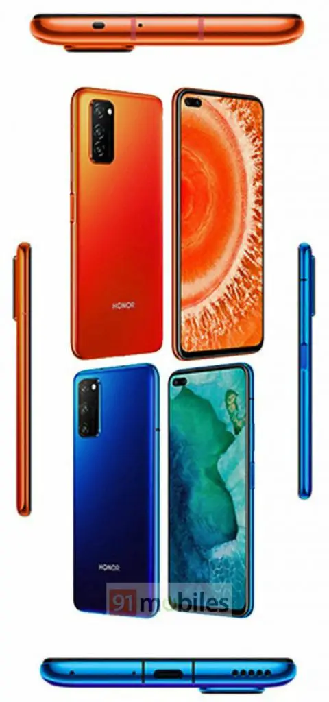 Honor V30 to sport dual punch-hole cameras with Kirin 990 SoC