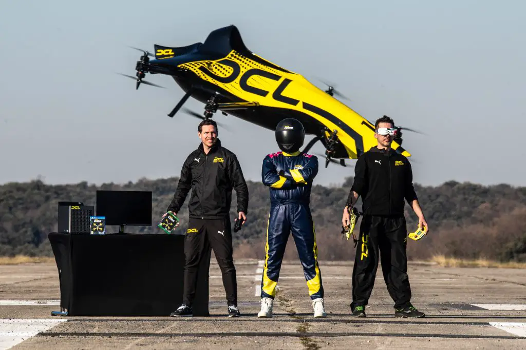 World's first manned drone takes flight performing stunning aerobatic maneuvers