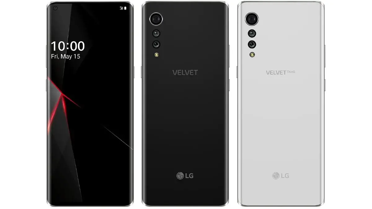 LG teases a new concept LG Velvet phone with curved display, raindrop camera setup