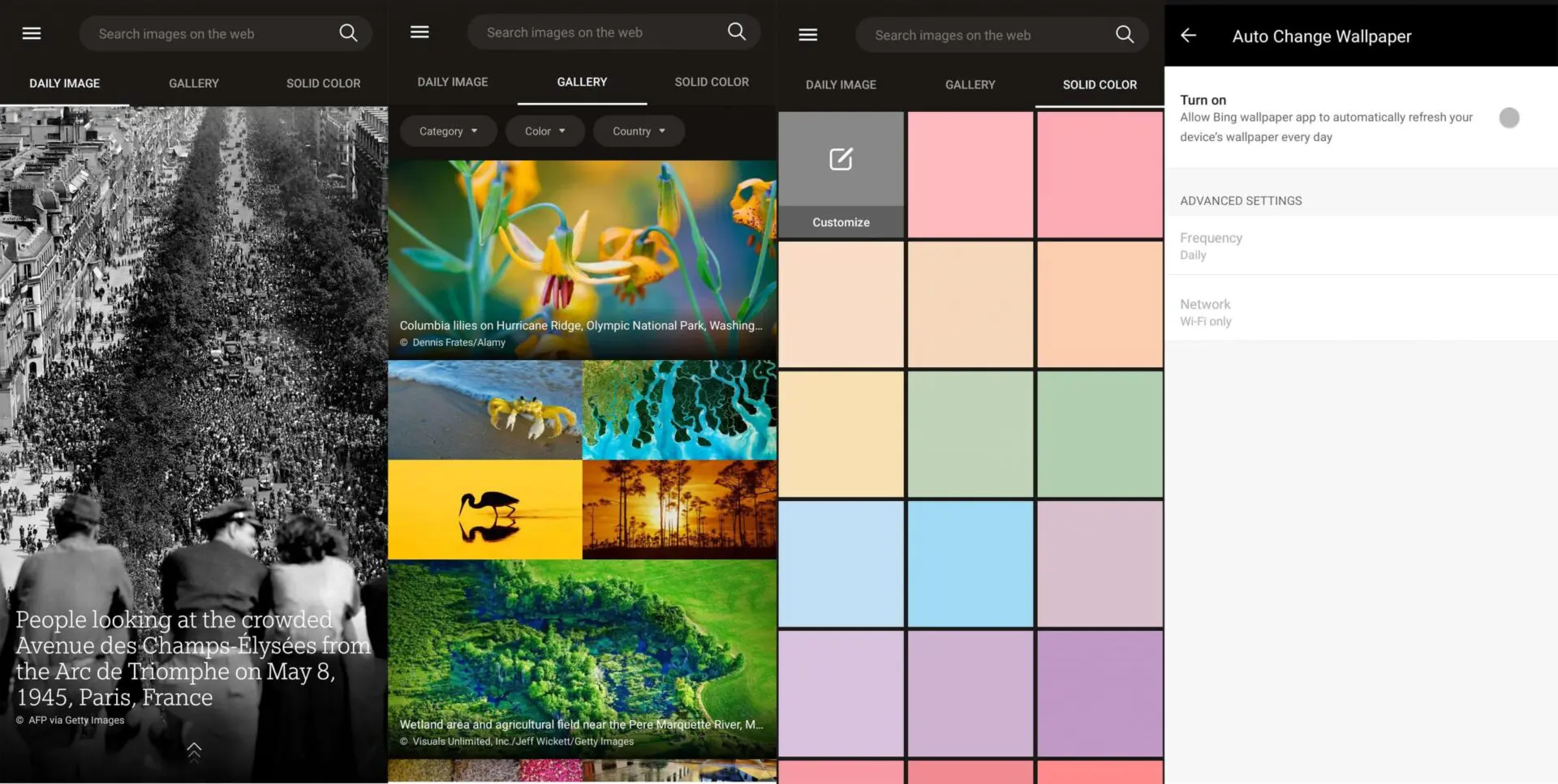 Bing Wallpaper App
