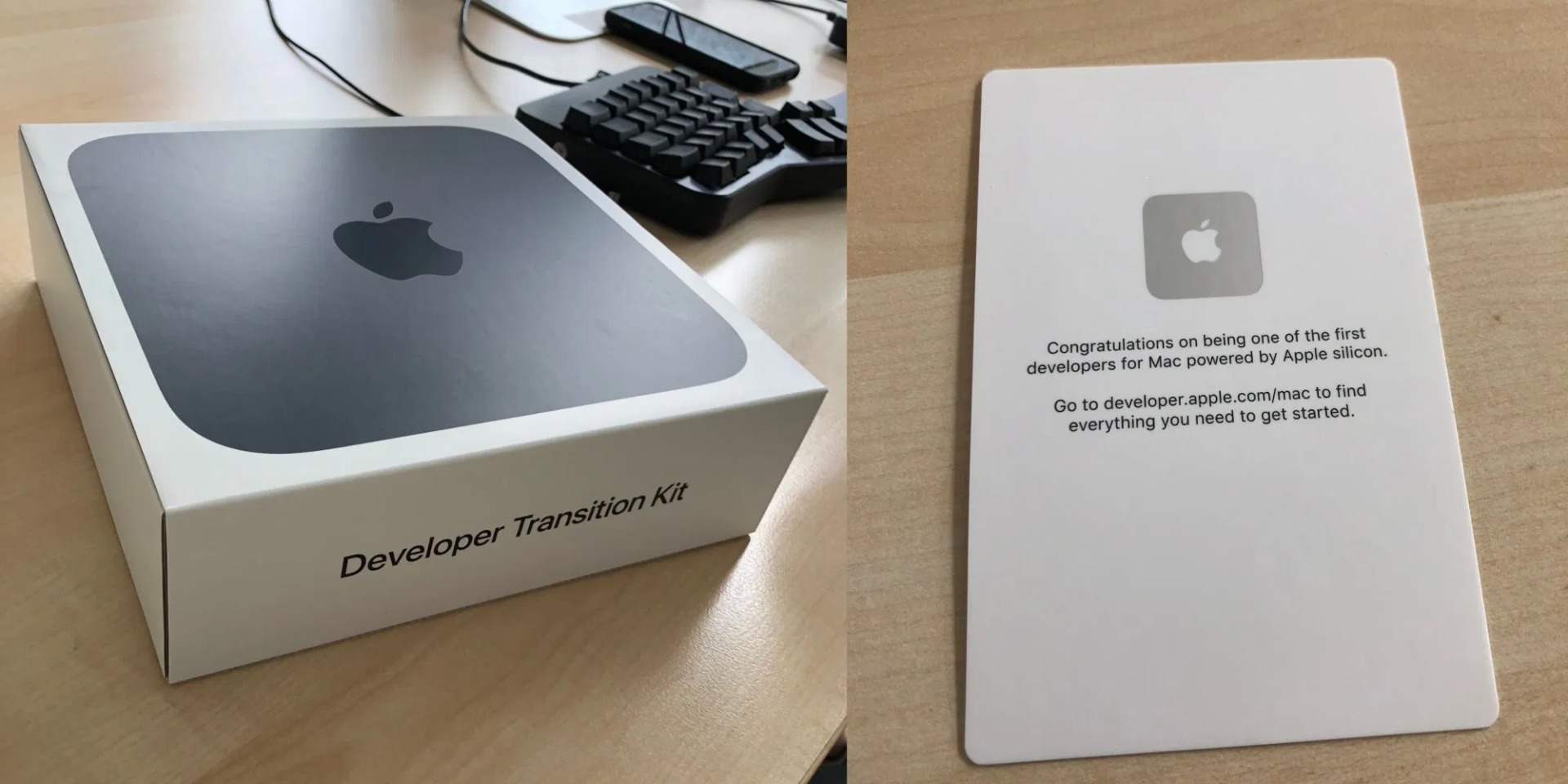 Apple developer transition kit
