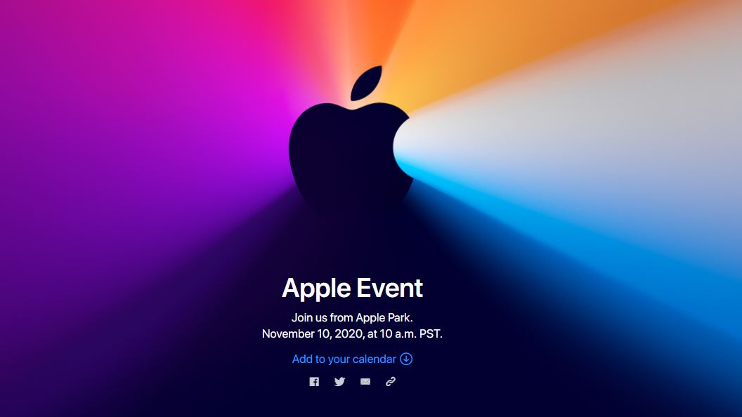 Apple sends out invites for "One More Thing" event on Nov 10