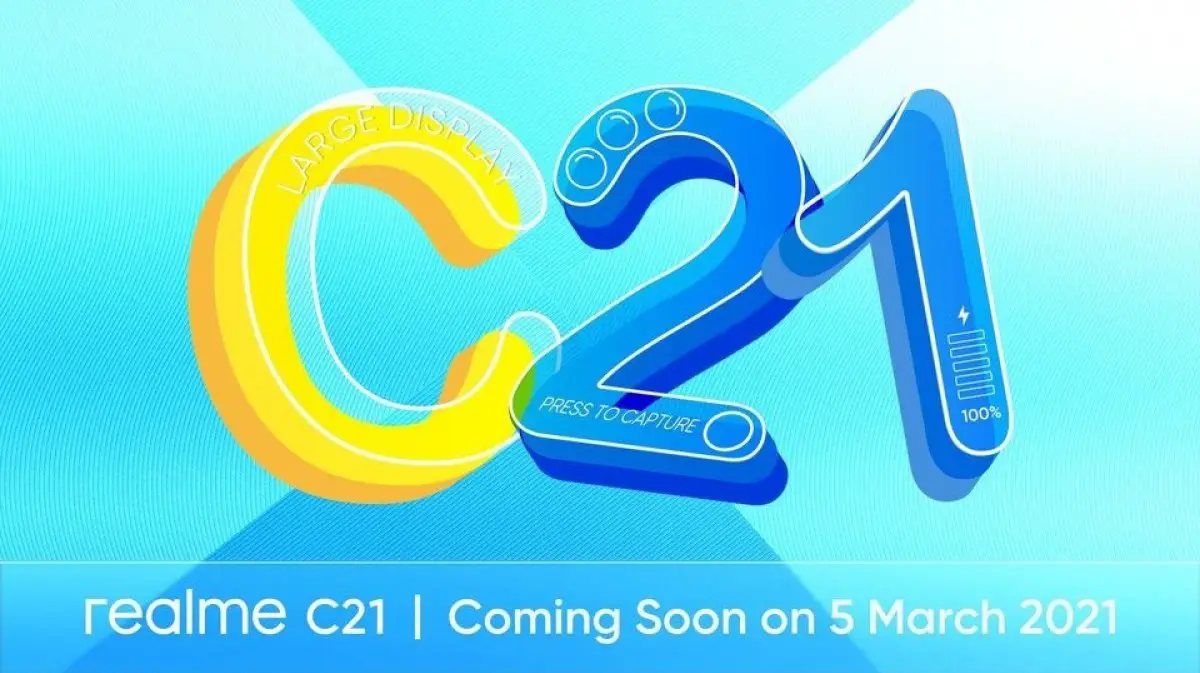 Realme C 21 design in specs leaked ahead of its March 5 launch