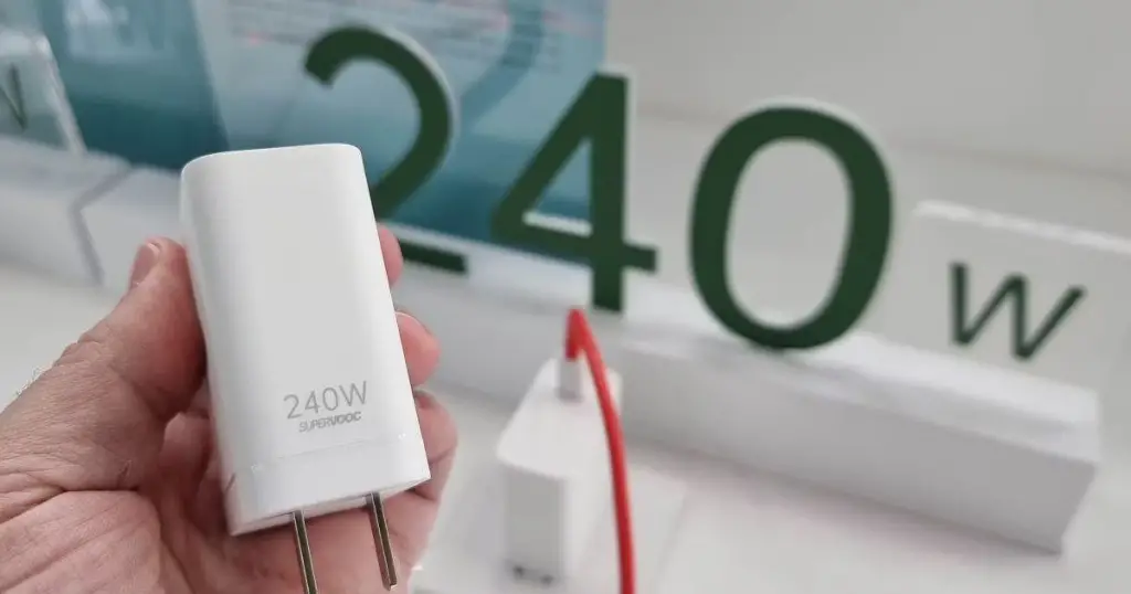 Oppo could be working on a 240W fast charging tech