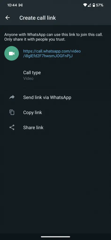 How to create, share a call link in WhatsApp: A step-by-step guide