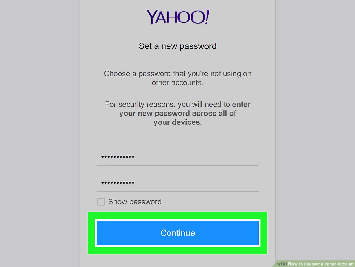 Screenshot showing how to change Yahoo Mail using forgot password, How to Change Yahoo Mail Password – Step by Step Guide 2024