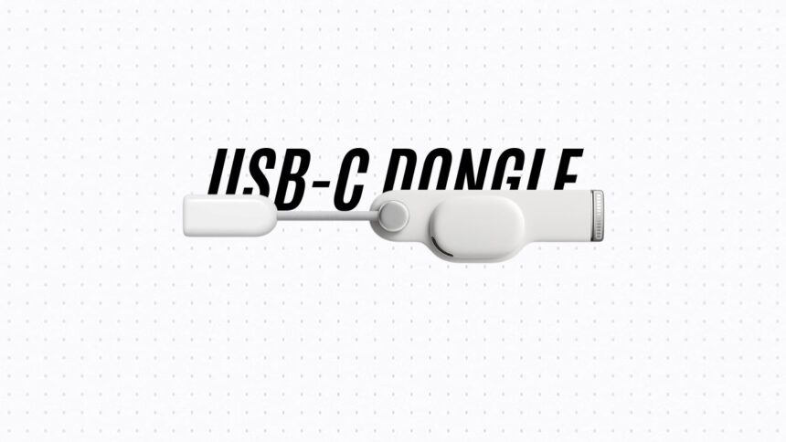 Apple unveils Developer Strap, a USB-C dongle for Vision Pro.