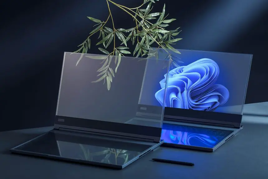 Lenovo ThinkBook Transparent Laptop Proof of Concept
