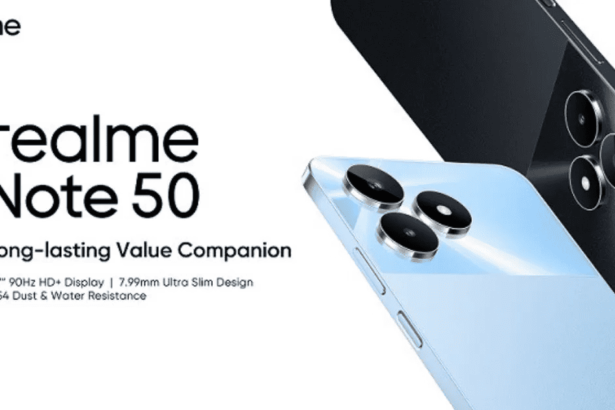 Realme Note 50 debuts with Unisoc T612 and a HD+ display at $65