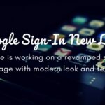 Google sign-in page hints at upcoming redesign