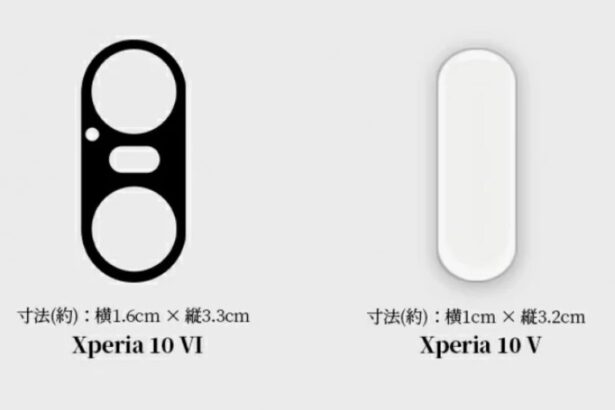 According to recent leaks, the Sony Xperia 1 VI and 10 VI may have larger camera modules.