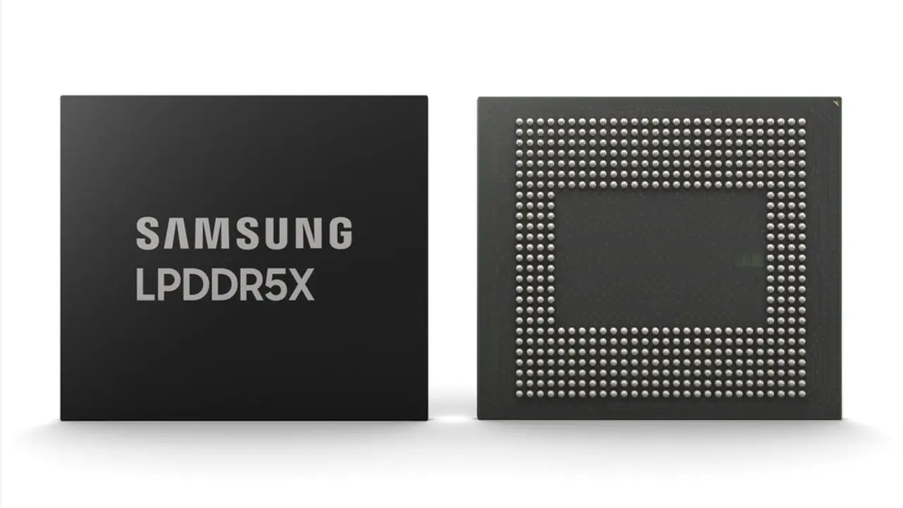 Samsung LPDDR5X DRAM Chip Now In Mass Production