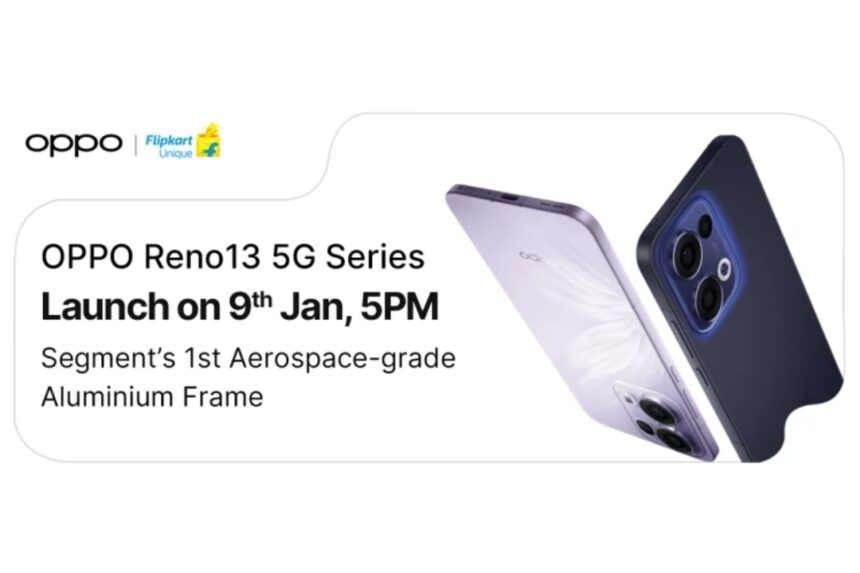 OPPO Reno13 Series India launch date confirmed for January 9