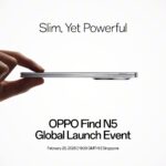 OPPO Find N5 global launch set for February 20