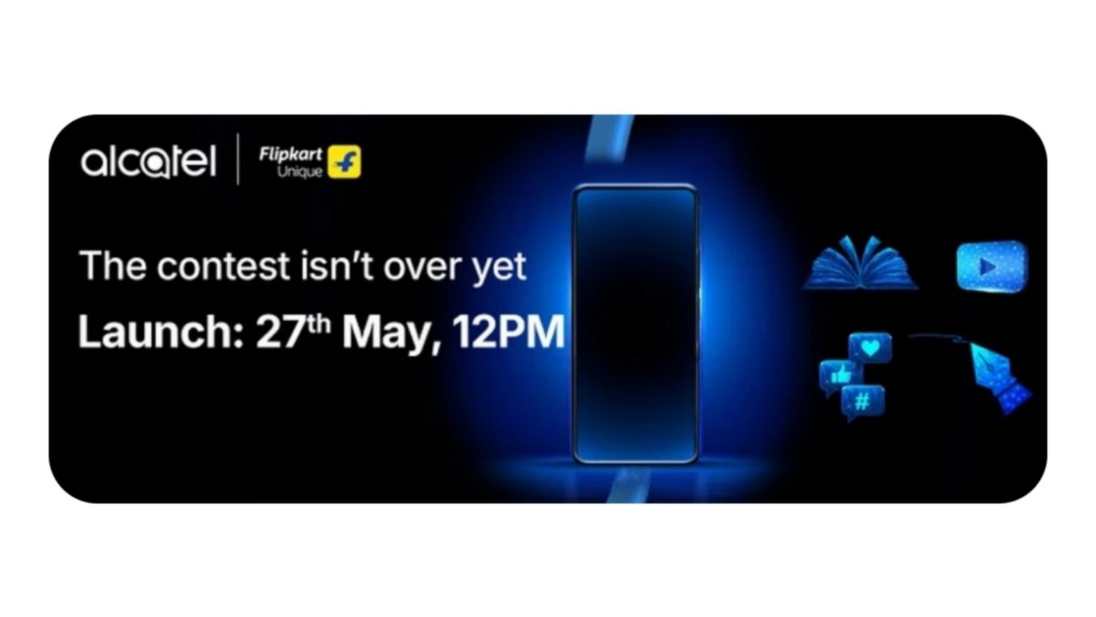 Alcatel V3 series smartphones confirmed to launch in India on May 27