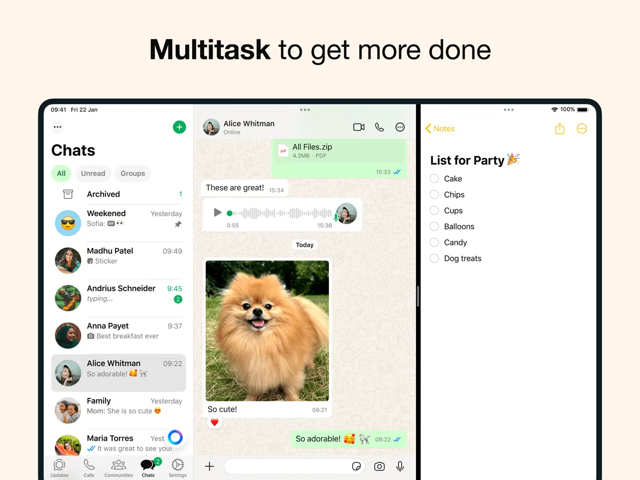 WhatsApp for iPad now available on the Apple App Store