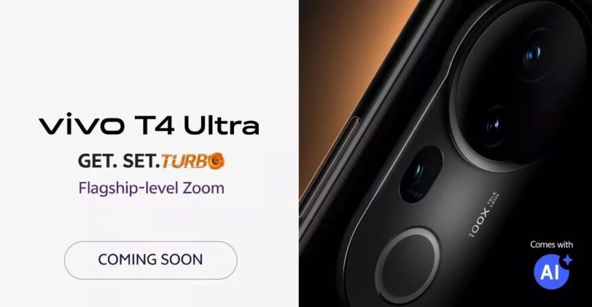 Vivo T4 Ultra Teased with 100X Tele Lens Ahead of Launch in India
