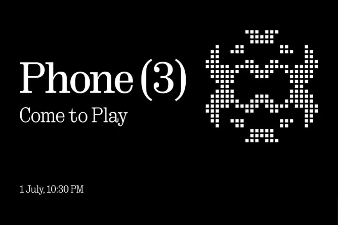 Nothing Phone (3) launch date confirmed for July 1