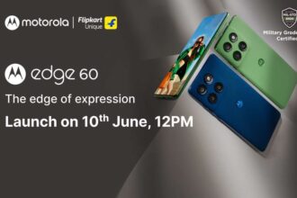 Motorola Edge 60 India launch date confirmed for June 10