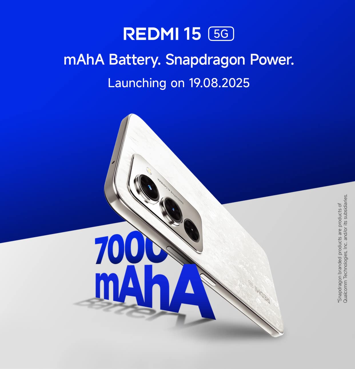 Xiaomi confirms Redmi 15 5G India launch date and key specifications