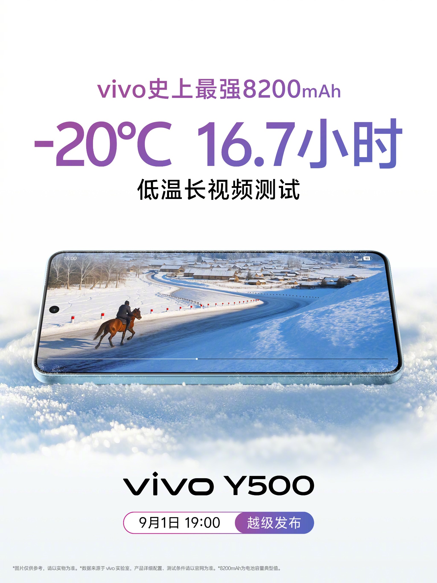 vivo Y500 launch date confirmed for September 1 with 8200mAh battery and IP69+ certification,