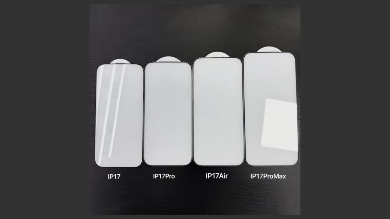 iPhone 17 screen protectors leak