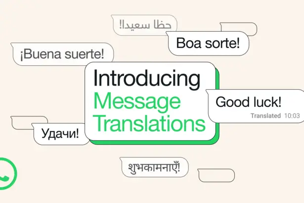 Meta announces WhatsApp message translations to improve cross-language communication
