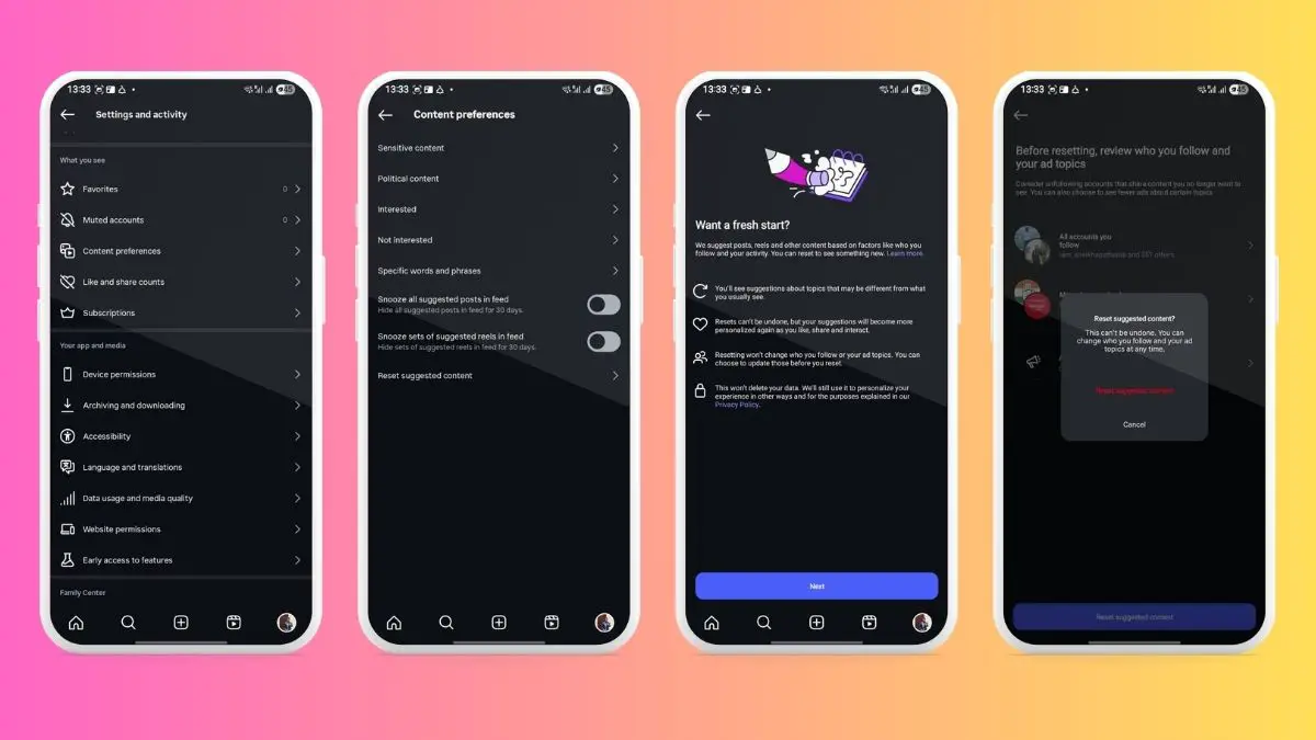 How to reset your Instagram algorithm