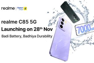 realme C85 5G to launch in India on November 28 with 7000mAh battery and 144Hz display