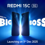 REDMI 15C 5G India launch date confirmed for December 3