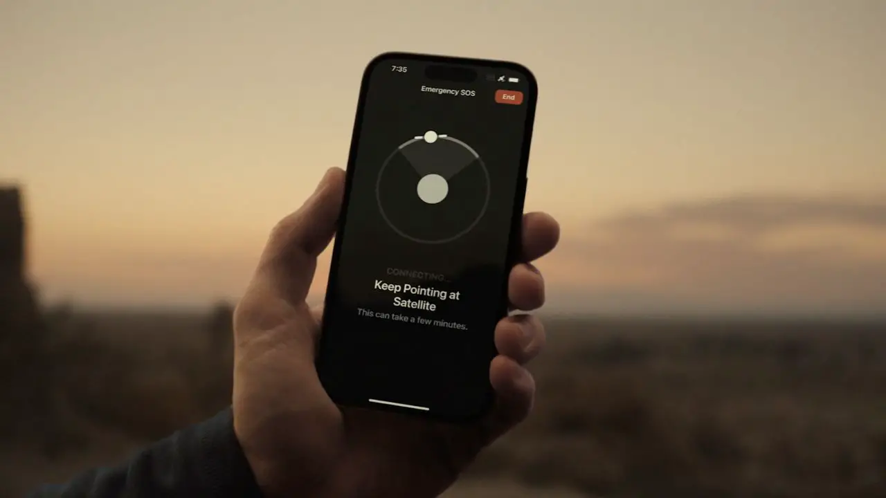 Apple satellite feature