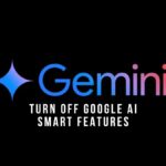 Gemini - Turn off Google AI smart features