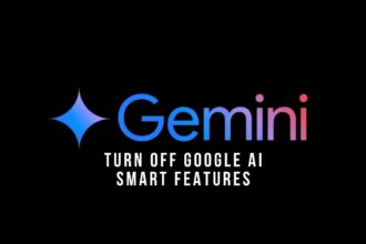 Gemini - Turn off Google AI smart features