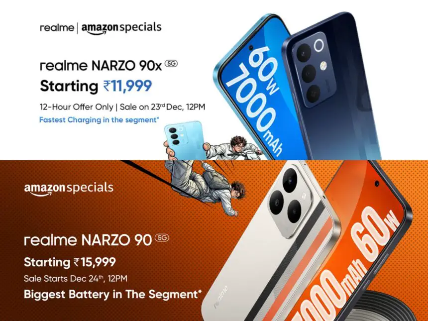 realme Narzo 90 series launched in India, specifications, features, and price