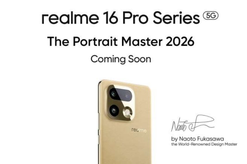 realme 16 Pro series design introduces master design colors and sleek curves