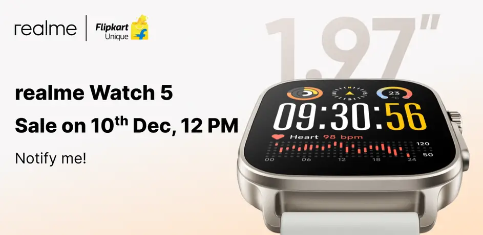 realme expands P-series in India with realme P4x 5G smartphone and Watch 5 wearable