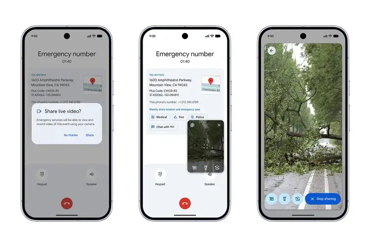 Google introduces Android Emergency Live Video for real-time emergency support