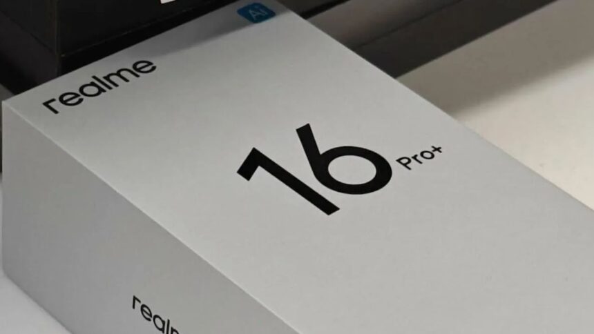 Realme 16 Pro+ box leaks