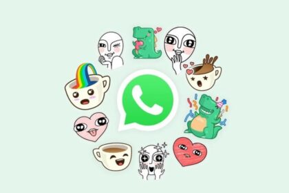 WhatsApp New Year stickers