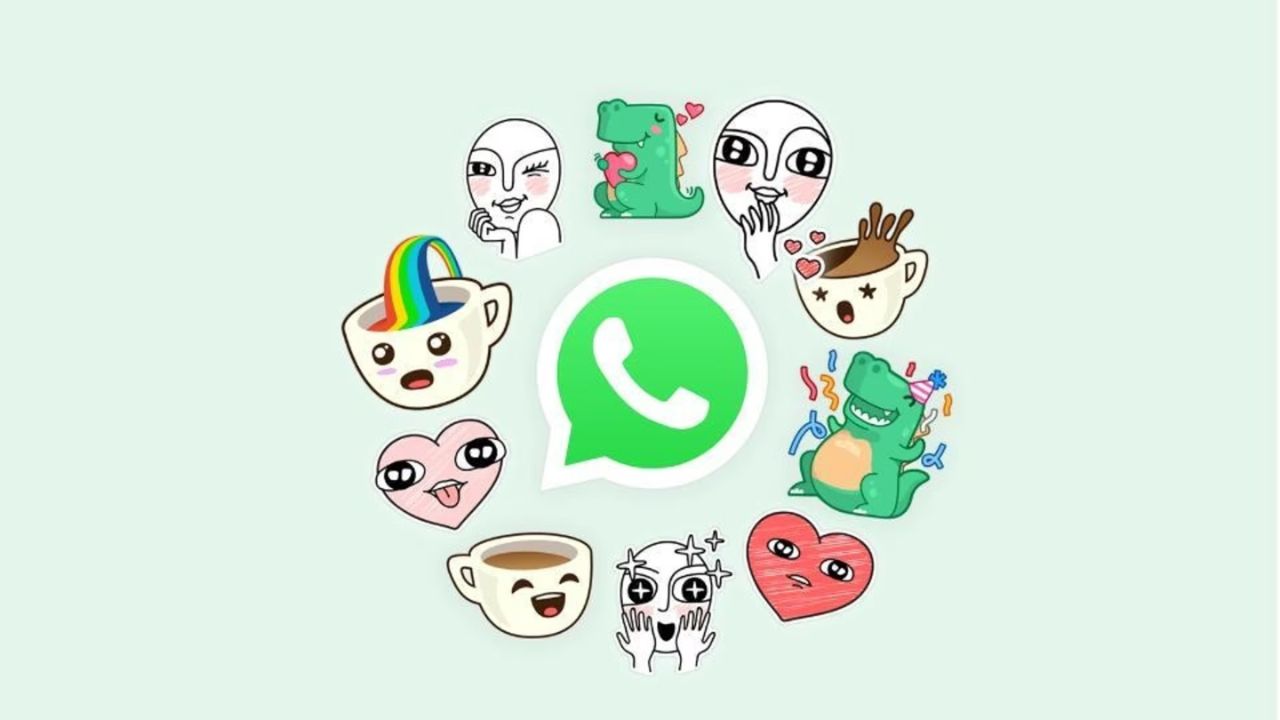 WhatsApp New Year stickers