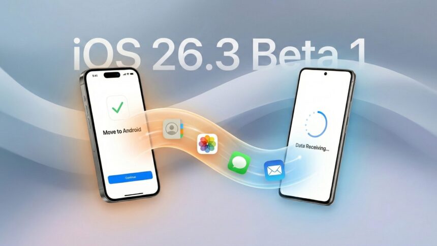 iOS 26.3 beta 1 eases resistance to transfer data to Android on your iPhone
