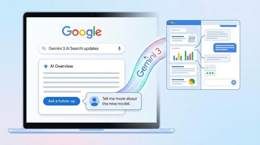 Google AI Search powered by Gemini 3