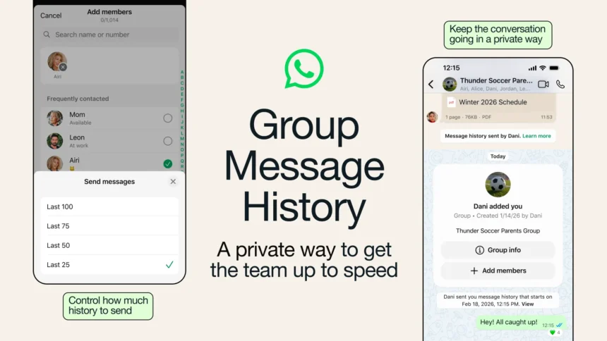 WhatsApp Group Message History feature rolls out for new members