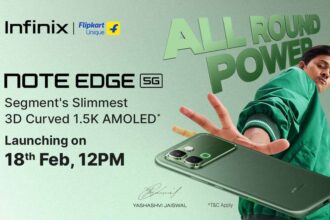 Infinix Note Edge 5G India launch date confirmed, key details ahead of February 18 debut